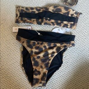 Pilyq Leopard Print Bikini